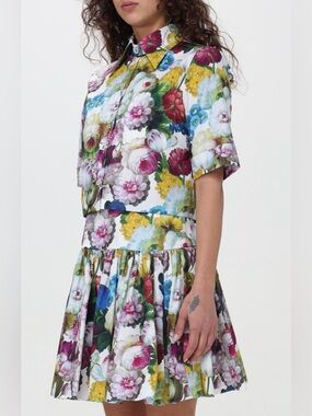 Dolce & Gabana ✨ Matching Set ✨ Nocturnal floral print top and skirt LIKE NEW